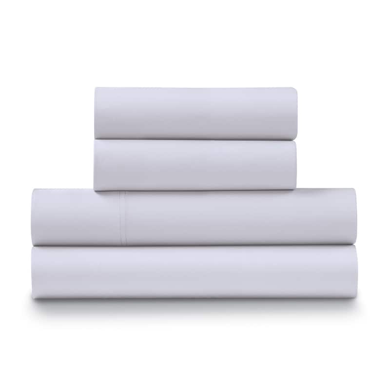 100% Cotton Sateen 500 Thread Count Deep Pocket 4-piece Sheet Set - Lilac - King