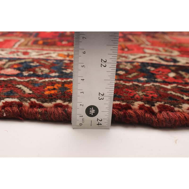 ECARPETGALLERY Hand-knotted Anadol Red Wool Rug - 3'7 x 13'0