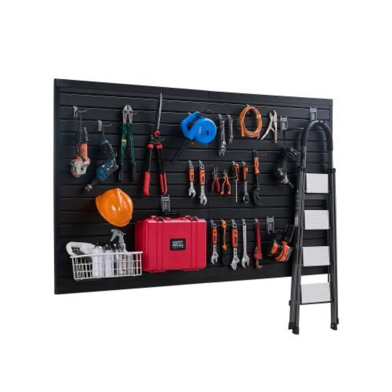 PVC Garage Slat Wall Panel with Modular Design and Suitable for Both Indoor and Outdoor Use