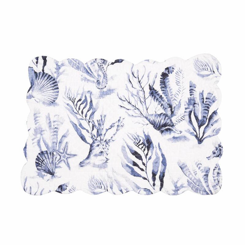 Midnight Lagoon Placemats Set of 6, 13" x 19"