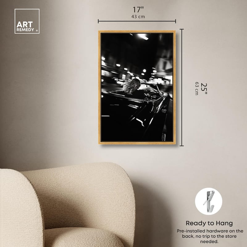 Night Ride Rhapsody Canvas by Art Remedy