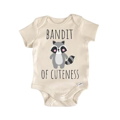 Raccoon Rascal Animal - Baby Boy Girl Clothes Infant Bodysuit Funny Cute Newborn