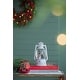 preview thumbnail 3 of 10, Christmas Plastic White Lantern With Snowman