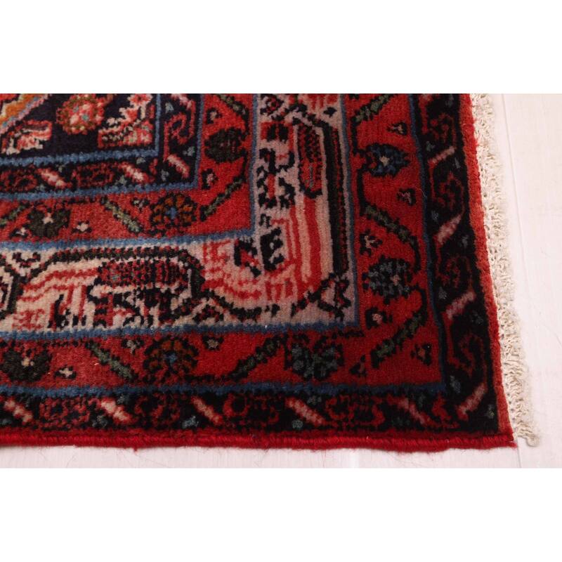 ECARPETGALLERY Hand-knotted Andelz Red Wool Rug - 4'11 x 6'0