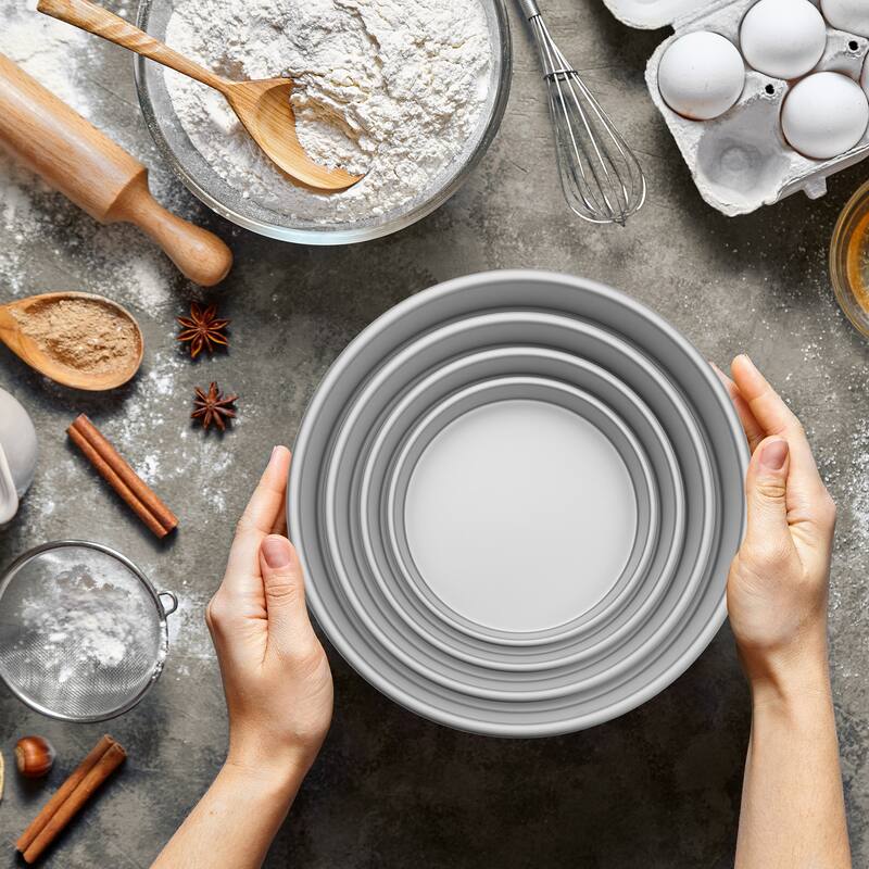Round Aluminum Cake Pan Sets
