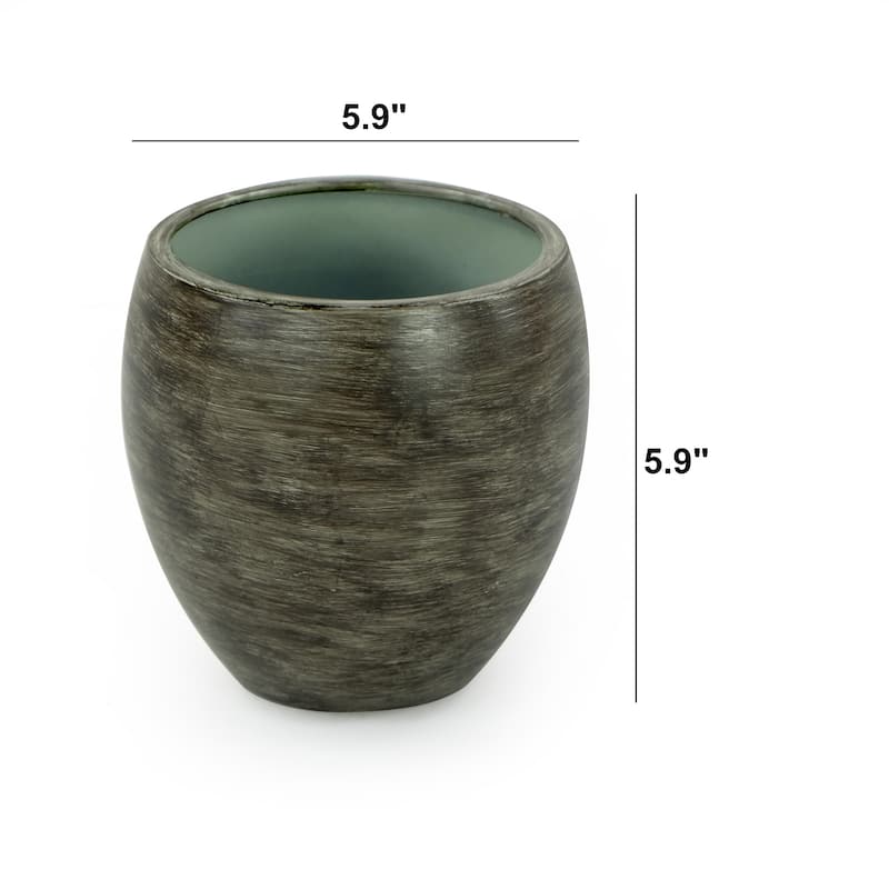DTY Signature Smart Self-watering Round Planter Pot for Indoor and Outdoor