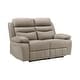 preview thumbnail 12 of 46, Fremont & Park Peperomia 3-Piece Leather Match Power Reclining Sofa Set