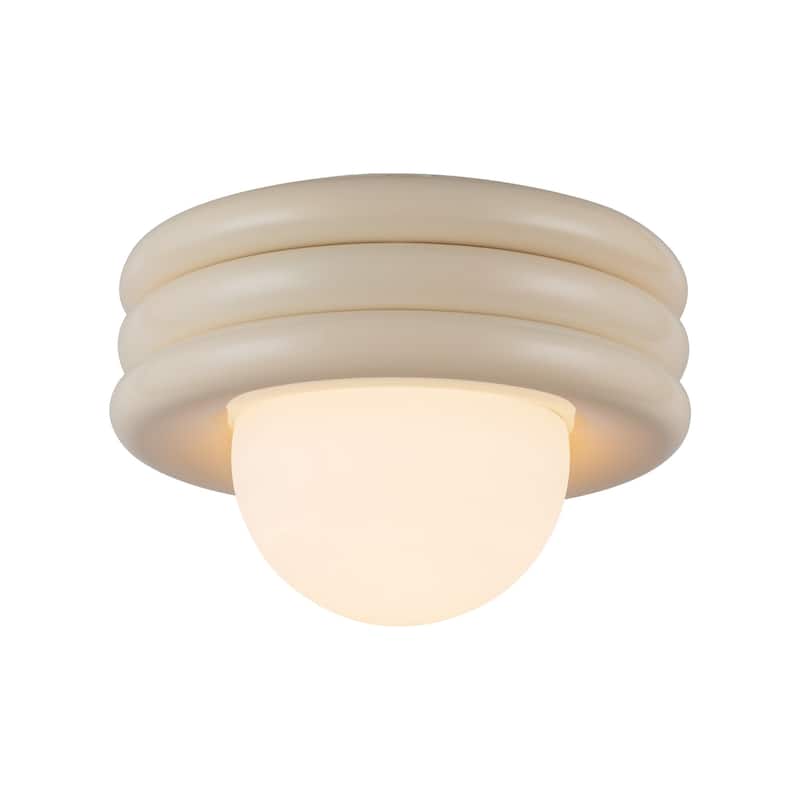 Alora Lighting SF426012 Harvey 12" Wide Flush Mount Bowl Ceiling - Pearl White