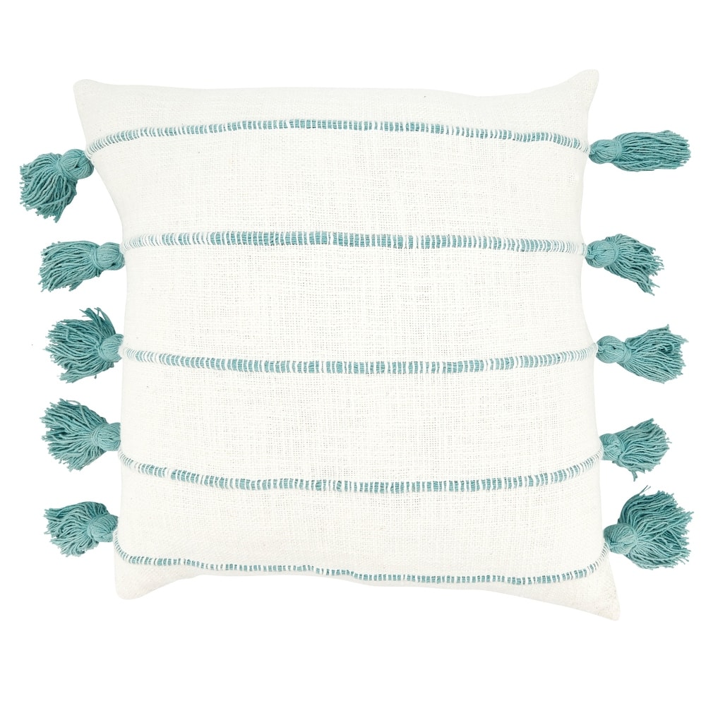 Tassel Fantasy Stripe Throw Pillow