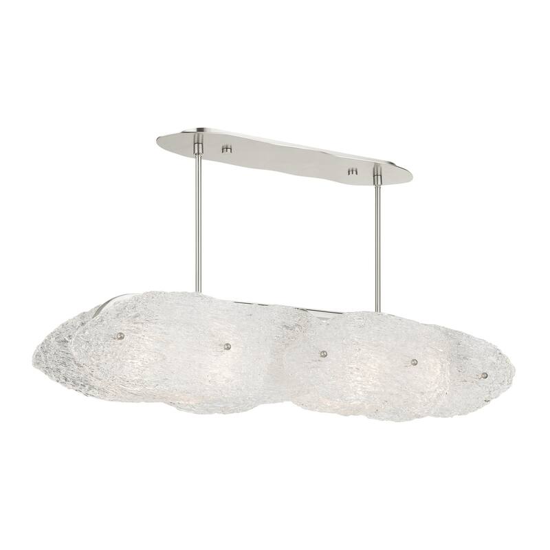 Livex Lighting Belvidere 5 Light 46" Wide Linear Chandelier