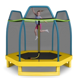 Costway 7FT Kids Trampoline Outdoor Indoor Recreational Bounce Jumper - See Details