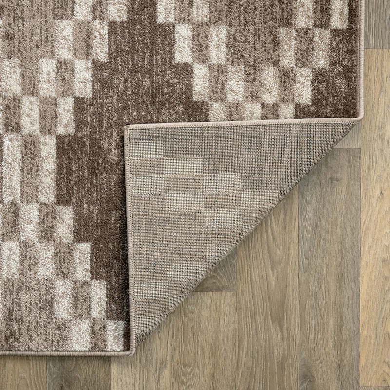 Southwestern Geometric Durable Area Rug, Perfect for Any Room
