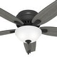 preview thumbnail 8 of 23, Hunter 52" Newsome Flush Mount Ceiling Fan with LED Bowl Light Kit and Pull Chain