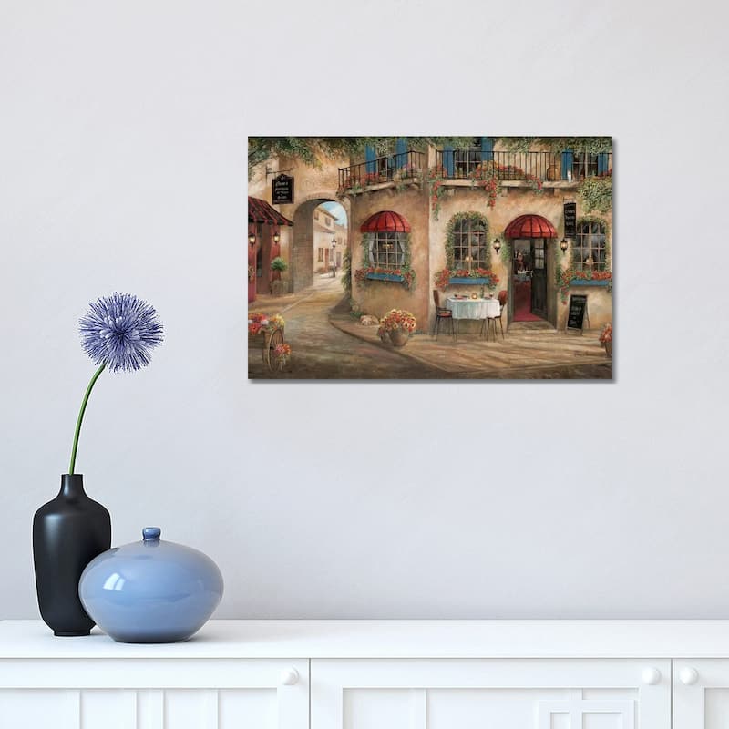 iCanvas "Gino's Pizzaria" by Ruane Manning Canvas Print - 12x18x1.5