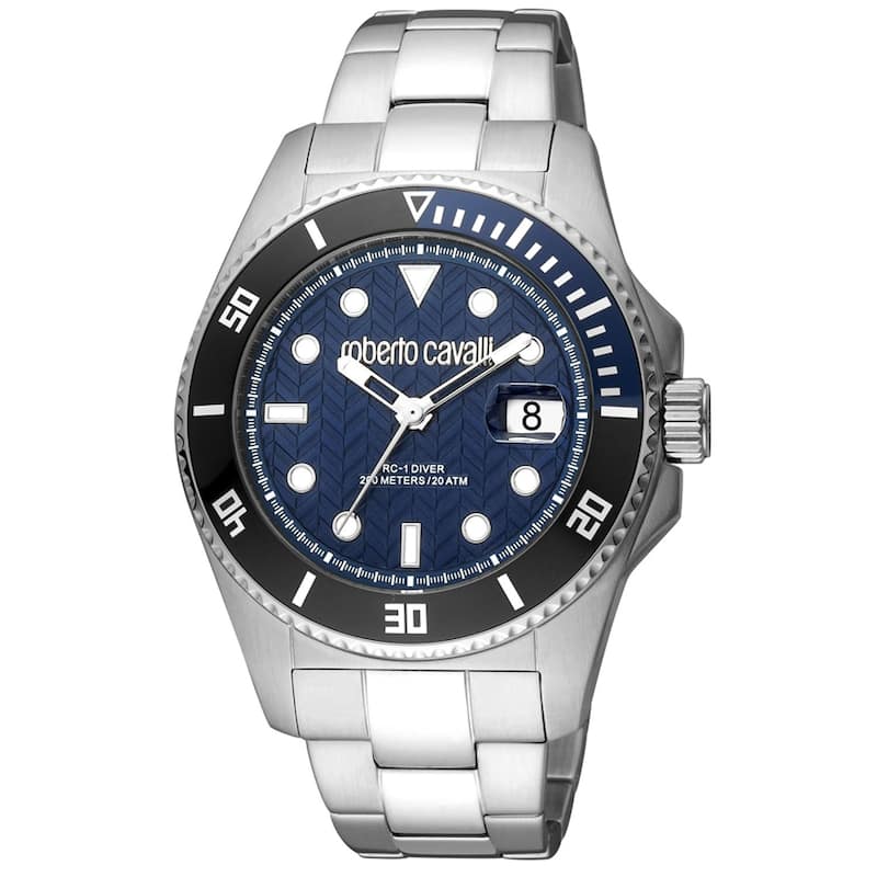 Roberto Cavalli Men's Classic Blue Dial Watch - RC5G042M0045 - 6 (36)