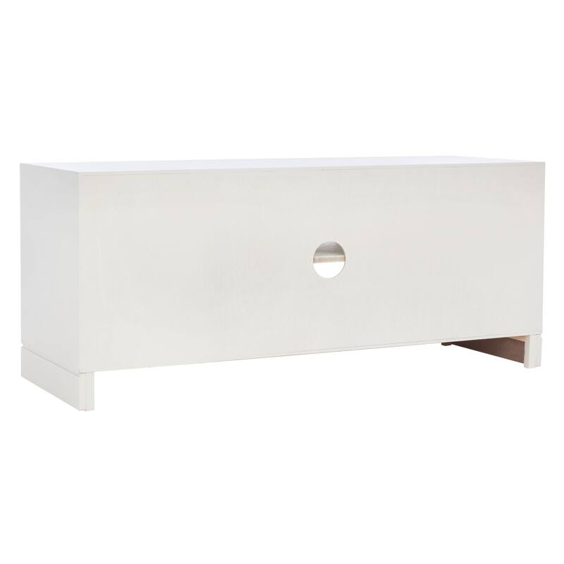 SAFAVIEH Burghilde 2 Door 1 Shelf Media Stand - 47" W x 16" D x 20" H - 47Wx16Dx20H