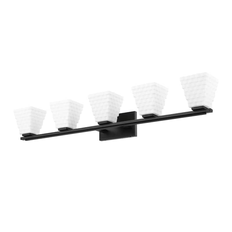Z-Lite Annalise 5 Light Vanity - Matte Black