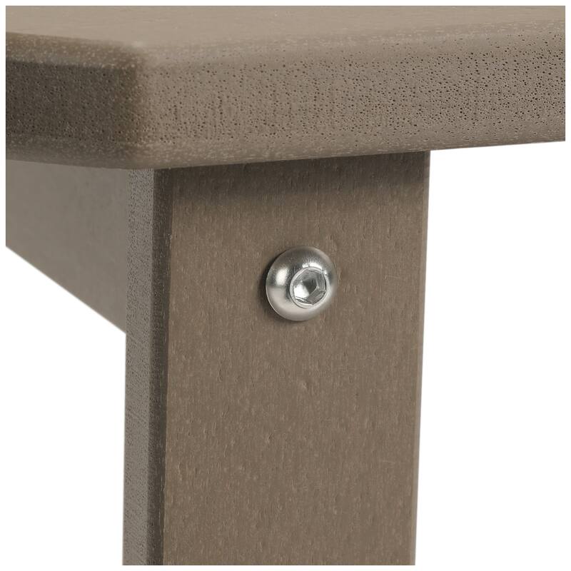 Brighton Outdoor Poly Two Shelf Side Table