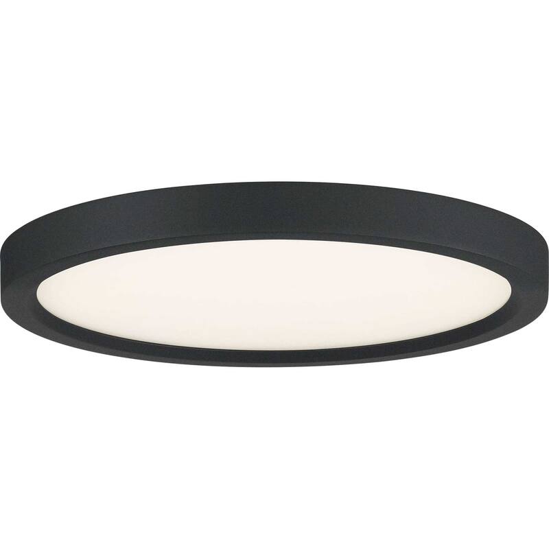 James Allan Randolph 11" Wide LED Flush Mount Ceiling Fixture - Earth Black