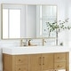 preview thumbnail 23 of 32, Vera Rectangular White Composite Stone Console Bathroom Vanity Sink