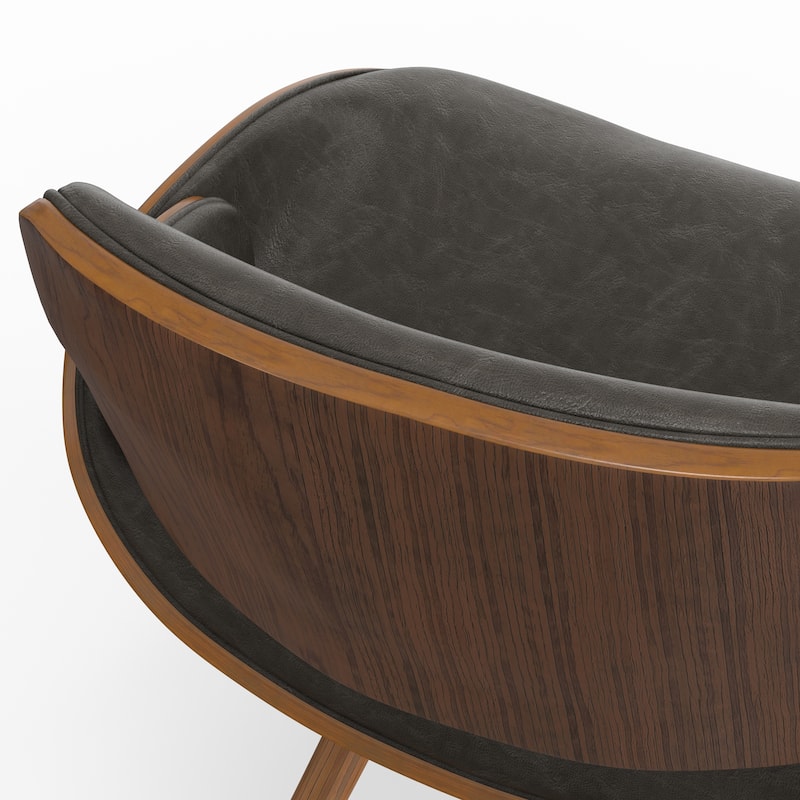 WYNDENHALL Malone Mid Century Modern Bentwood Dining Chair