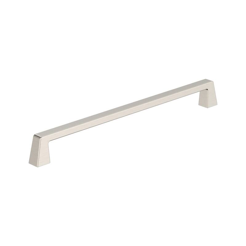 Amerock Blackrock Kitchen Cabinet Pull - 10-1/16 in Center to Center - Satin Nickel
