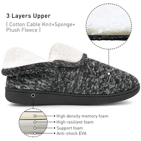 women's ankle high slippers