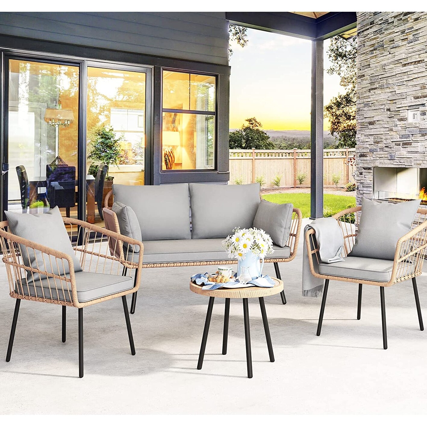 Bohemian bistro hotsell set