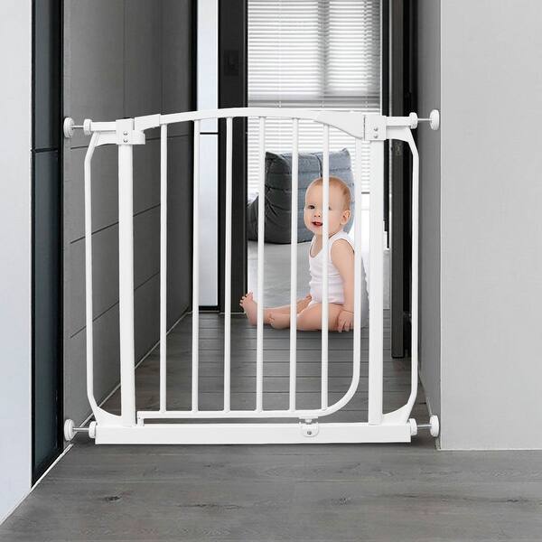 Shop Gymax Baby Safety Gate Door Toddler Child Pet Metal Easy