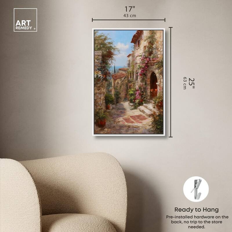 Mediterranean Charm I Canvas by Art Remedy