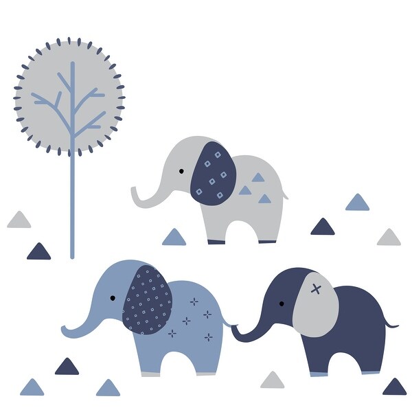 lambs and ivy indigo elephant