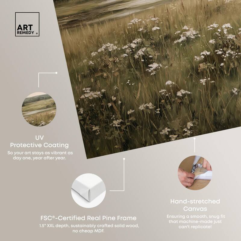 Marshland Whispers Canvas by Art Remedy, Gallery Wrapped