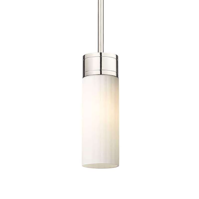 Innovations Lighting 429-1S-10-3 Empire Pendant Empire 3" Wide Mini - Polished Nickel / Matte White