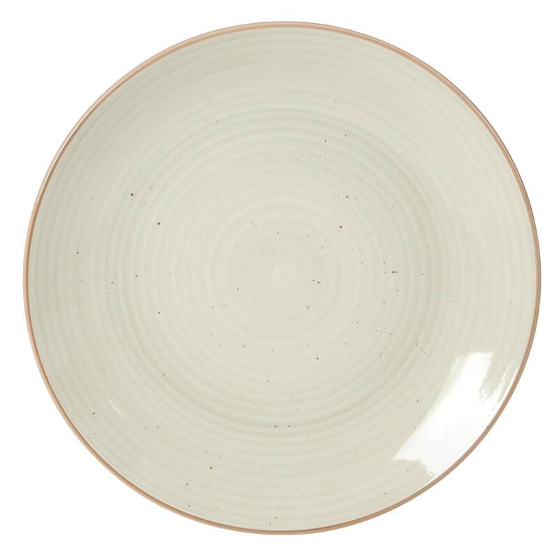 Gibson Home Stonebury 16 Piece Plates and Bowls - Handpainted Stoneware Dinnerware Set - Service for 4