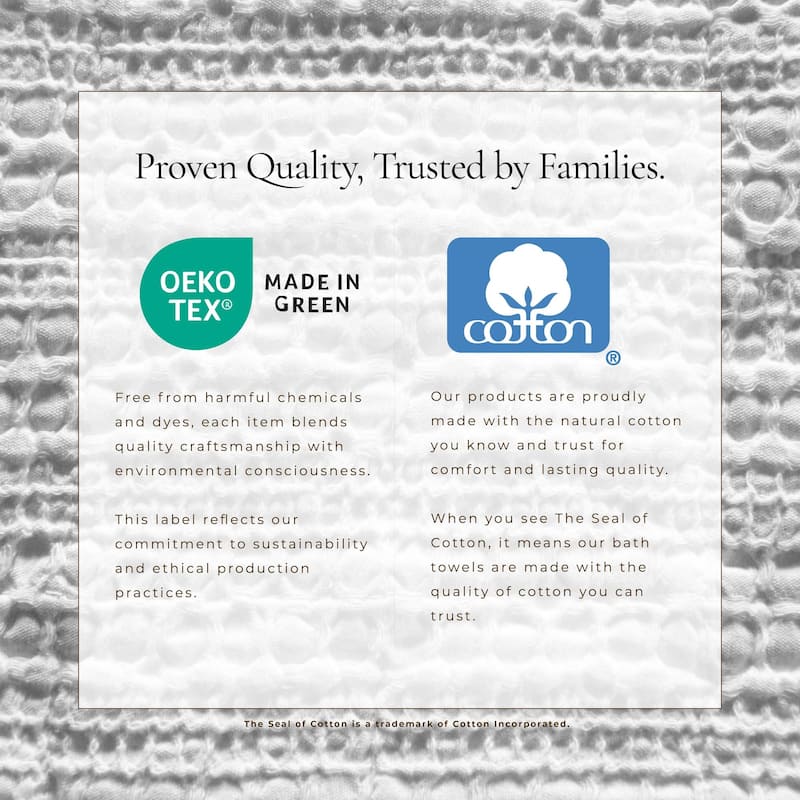 Linery & Co. Cotton Honeycomb Waffle Garment Washed Quilt Set