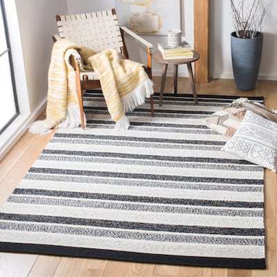 SAFAVIEH Handmade Kilim Bruneta Stripe Flatweave Wool Rug