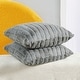 preview thumbnail 45 of 146, Serenta SuperMink Solid Color Throw Pillow Shell Cushion Cover Set