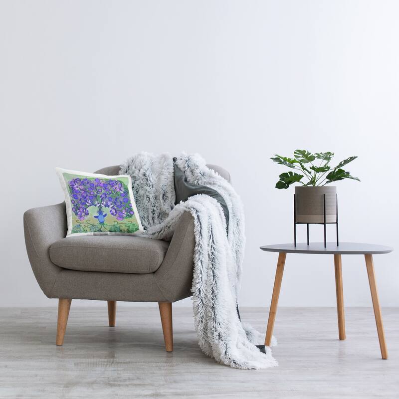 Stupell Tree Blooming From Bird Decorative Printed Throw Pillow Design by Kay Widdowson