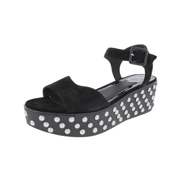 Brian Atwood Womens Franki Flatform Sandals Studded Casual - 8.5 medium (b,m)