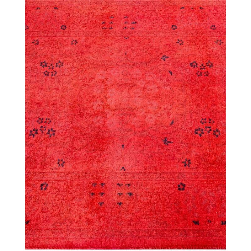 Fine Vibrance, One-of-a-Kind Hand-Knotted Runner Rug - Pink, 2' 7" x 7' 3" - 2' 7" x 7' 3"
