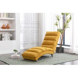Modern Massage Linen Chaise Lounge Indoor Chair Long Lounger - Bed Bath ...