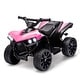 preview thumbnail 7 of 23, 6V Kids Electric Ride-On Car, Battery Powered Quad for Children Ages 3-8 Pink