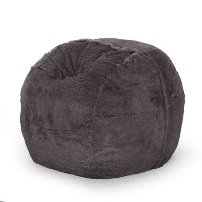Faux Fur Cozy Bean Bag With Softness And Comfort