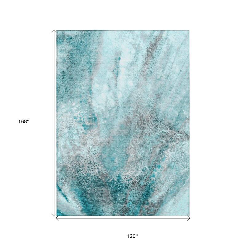 Lalu Modern Art-Inspired Weather Resistant Modern Chic Outdoor Rug