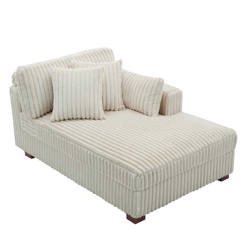 DREAMSIDEA Oversized Right Facing Chaise Lounge Lofa