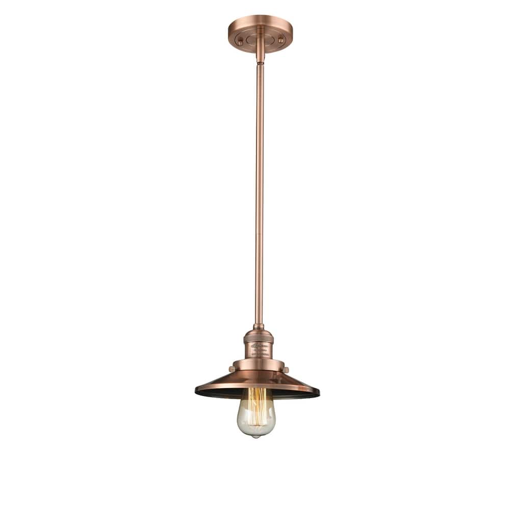 Innovations Lighting Railroad 8" Wide Mini Pendant - Downrod