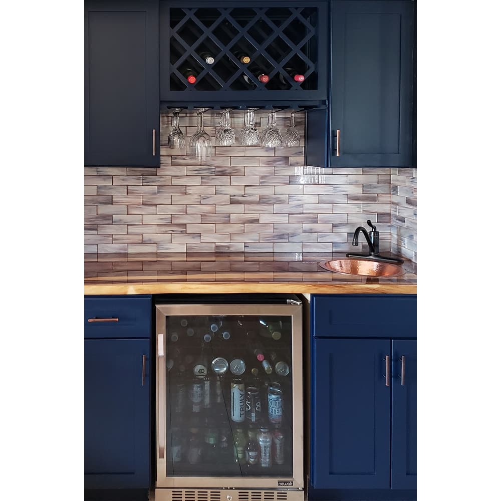 14-in Round Hammered Copper Bar Sink with 2-in Drain Opening in Polished Copper (BR14PC2)