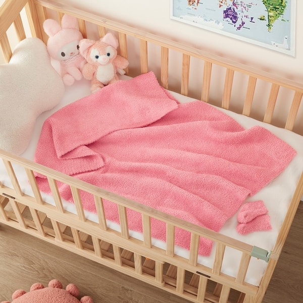 slide 2 of 5, Baby's First - Coma Inducer® Blanket with Socks - Girl Pink