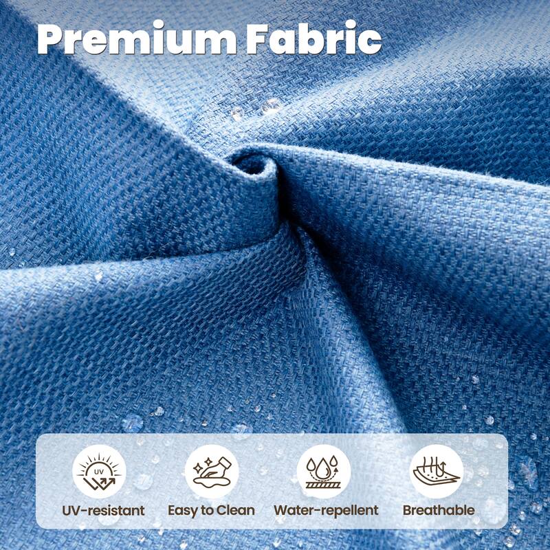 HOOOWOOO 7-piece Rattan Patio Furniture Sectional Set