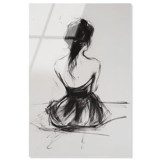 Back View I Minimalist Wall Art Acrylic Print by Art Remedy - Bed Bath ...